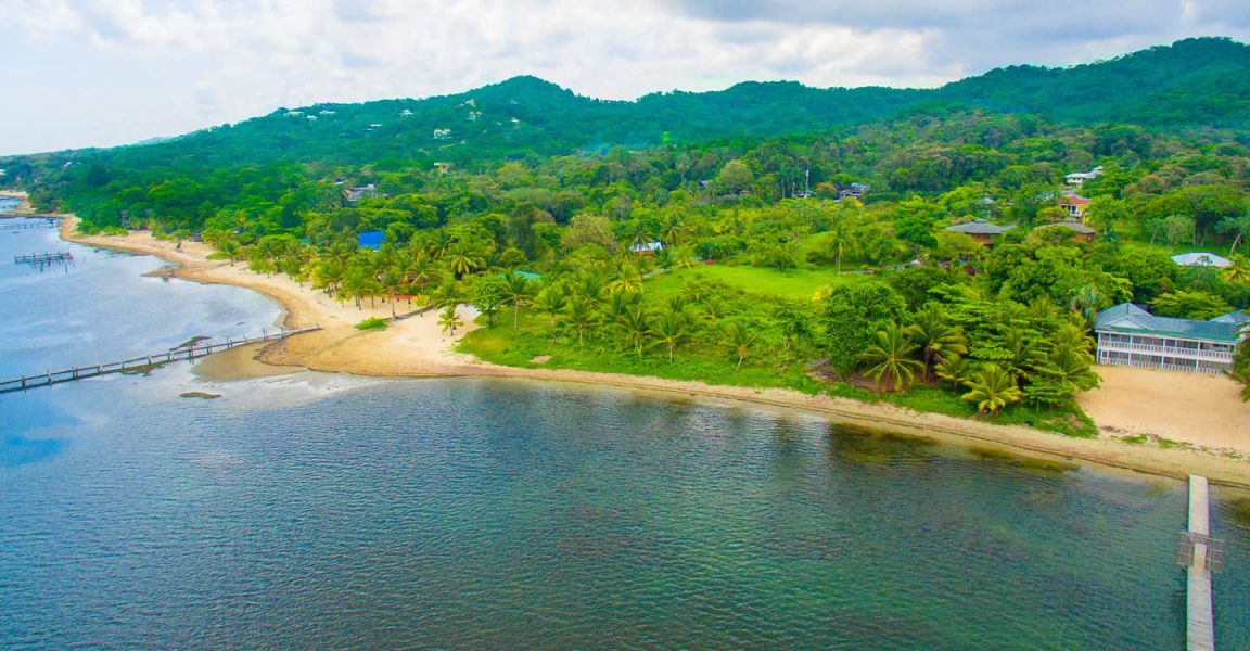 2.31 Acres of Beachfront Land for Sale, Sandy Bay, Roatan 7th Heaven