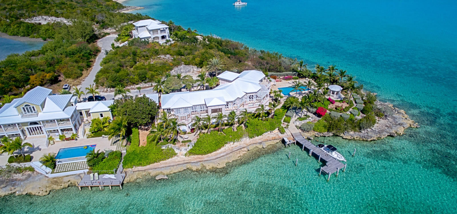 4 Bedroom Waterfront Home For Sale February Point Great Exuma   Home For Sale February Point Exuma Bahamas 1 