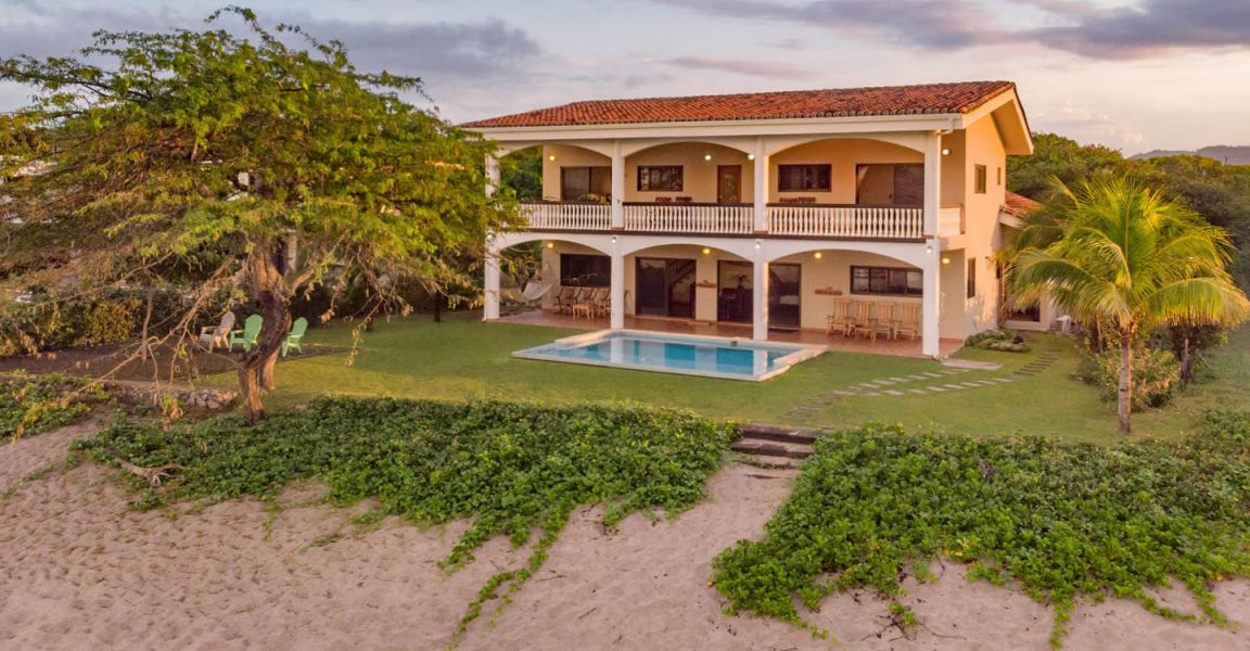 4 Bedroom Beachfront Home for Sale, Hacienda Iguana, Tola, Rivas