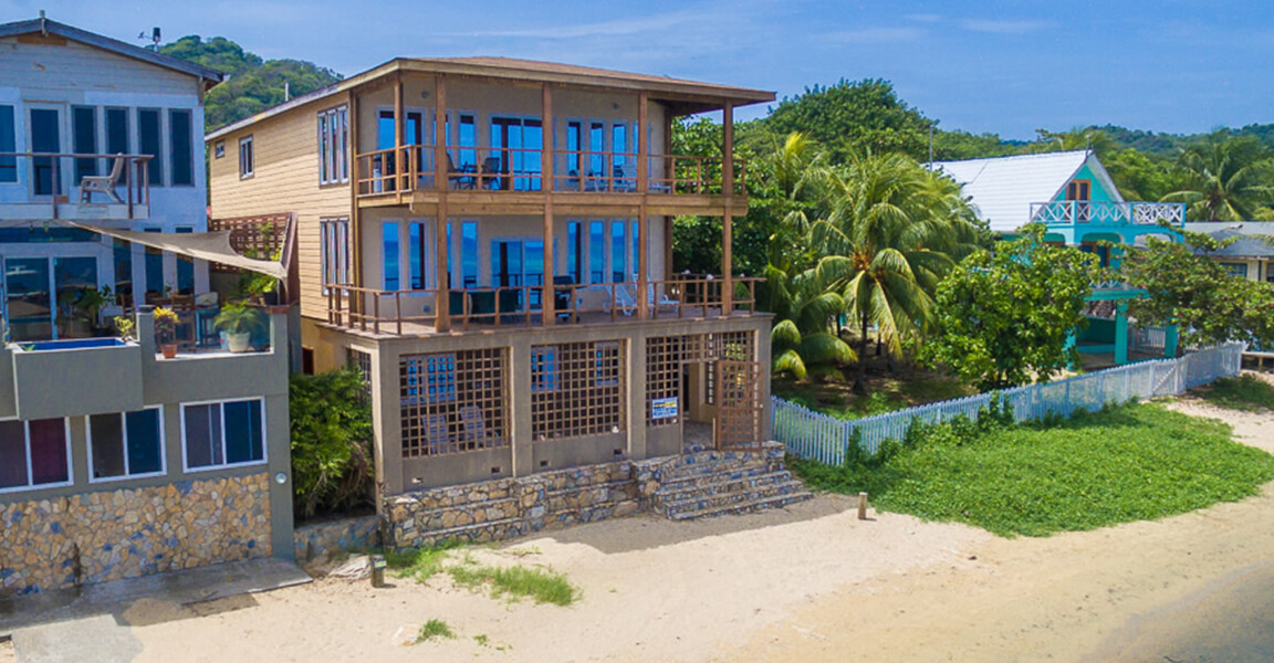 6 Bedroom Beachfront Property for Sale, Sandy Bay, Roatan 7th Heaven